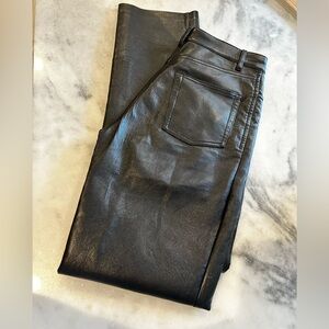 Wilfred-Aritzia Faux Leather pants Size 0